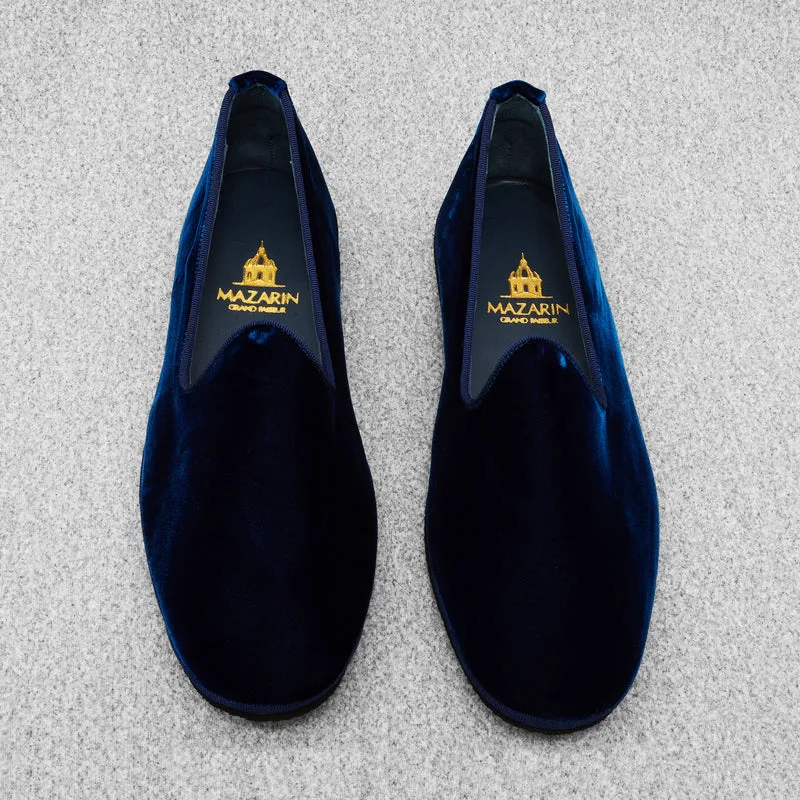 Furlanes bleu marine - Velours