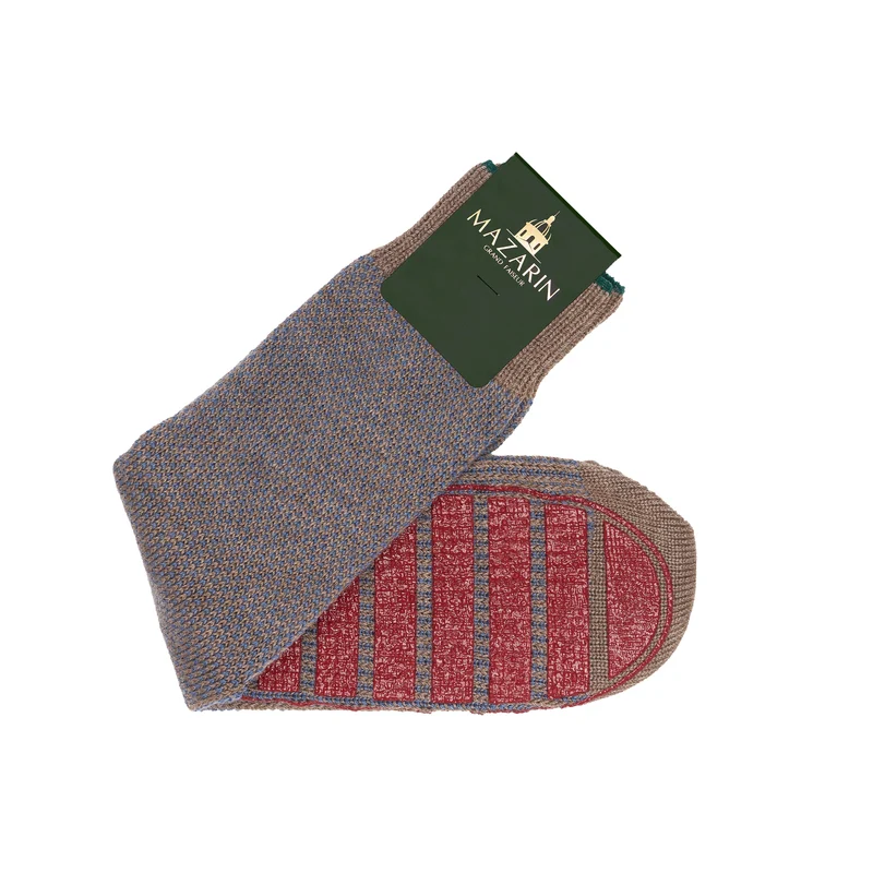 Chaussettes | Chaussettes d'intérieur Taupe - Laine