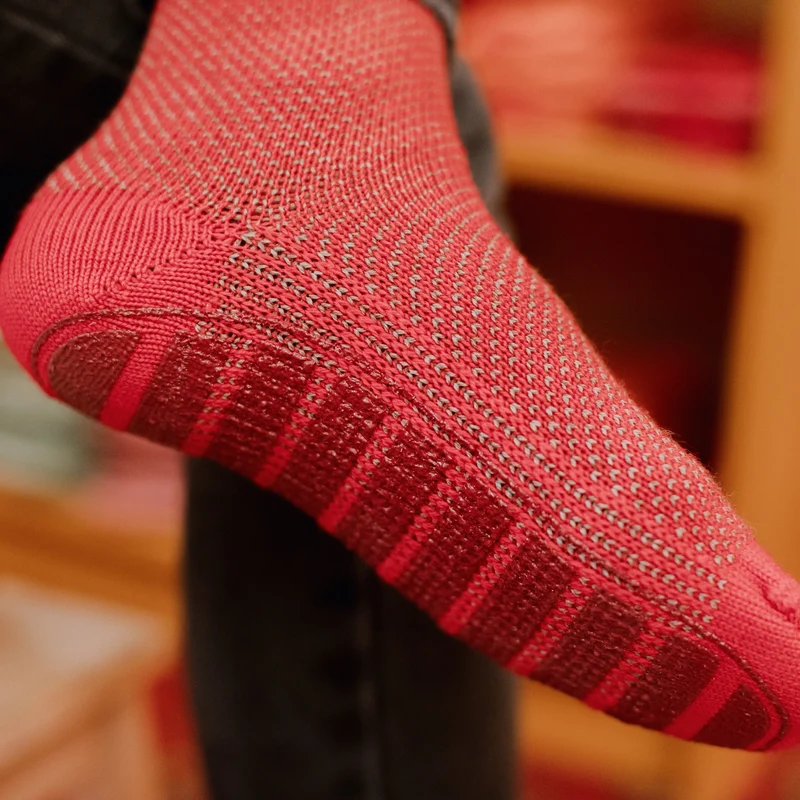 Chaussettes | Chaussettes d'intérieur Rouge - Laine