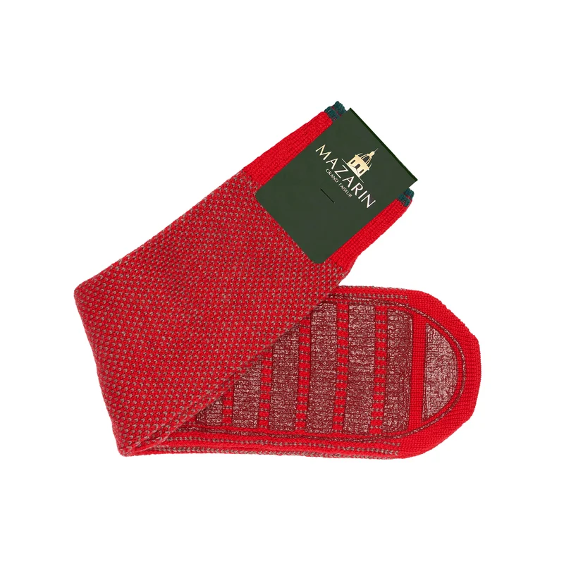 Chaussettes | Chaussettes d'intérieur Rouge - Laine