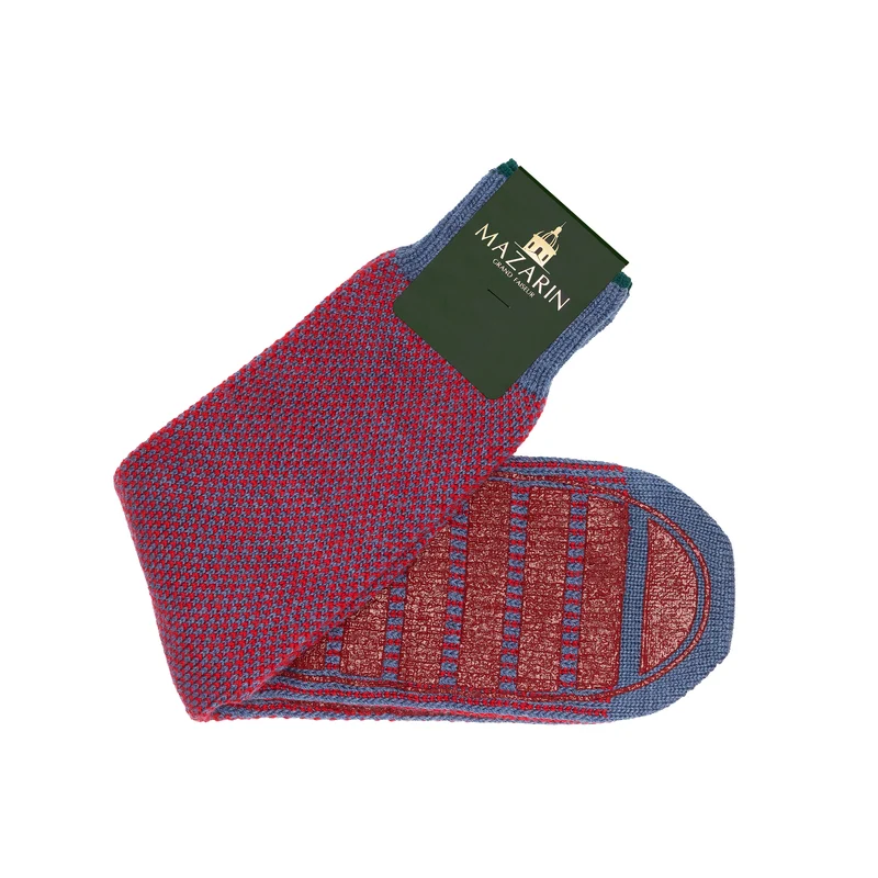 Chaussettes | Chaussettes d'intérieur Bleu clair - Laine