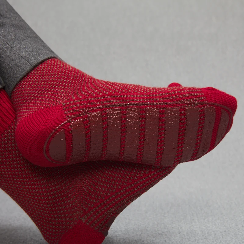 Chaussettes | Chaussettes d'intérieur Rouge - Laine