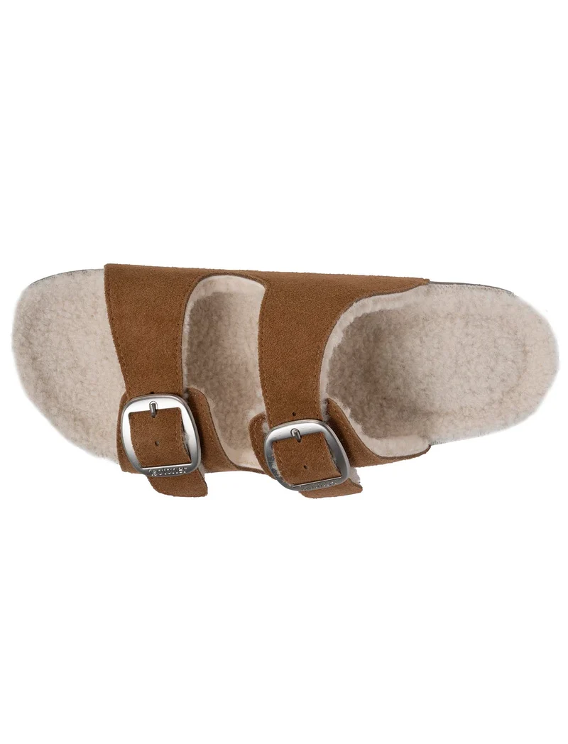 Chaussons sandales Femme Sherpa Camel
