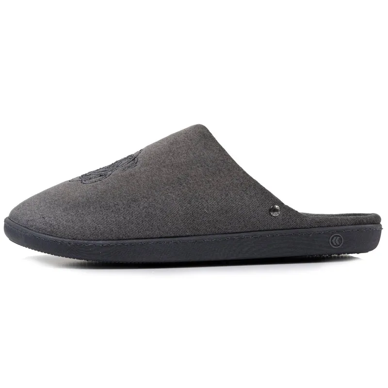 Chaussons mules Homme Gris chiné