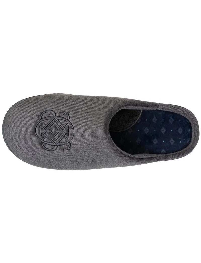 Chaussons mules Homme Gris chiné