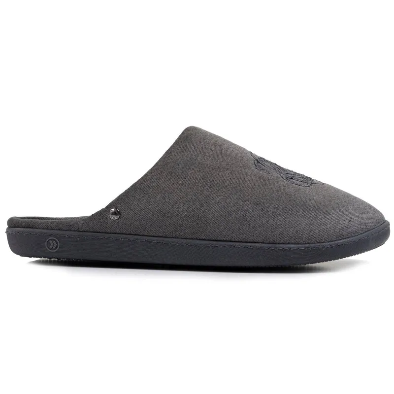 Chaussons mules Homme Gris chiné