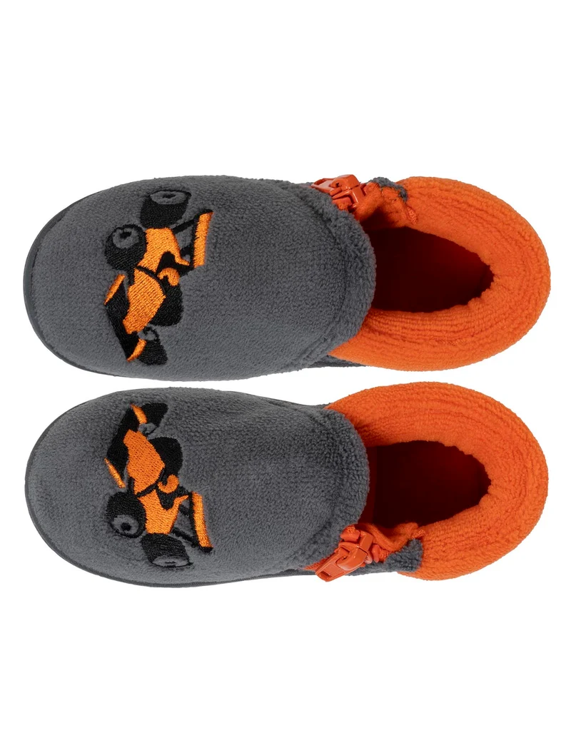 Chaussons bottillons zip Enfant Gris Voiture