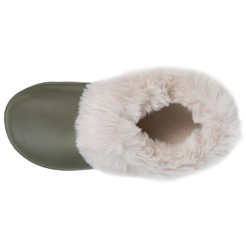 Sabots de jardin Femme Fourrés Kaki