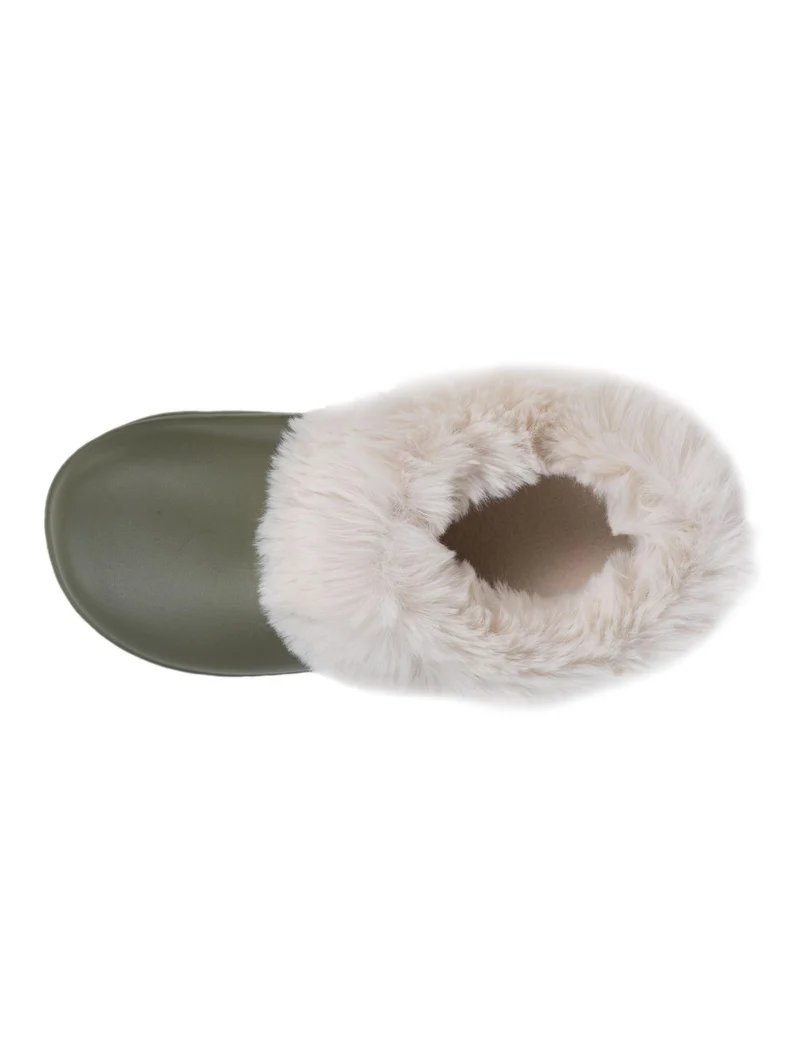 Sabots de jardin Femme Fourrés Kaki