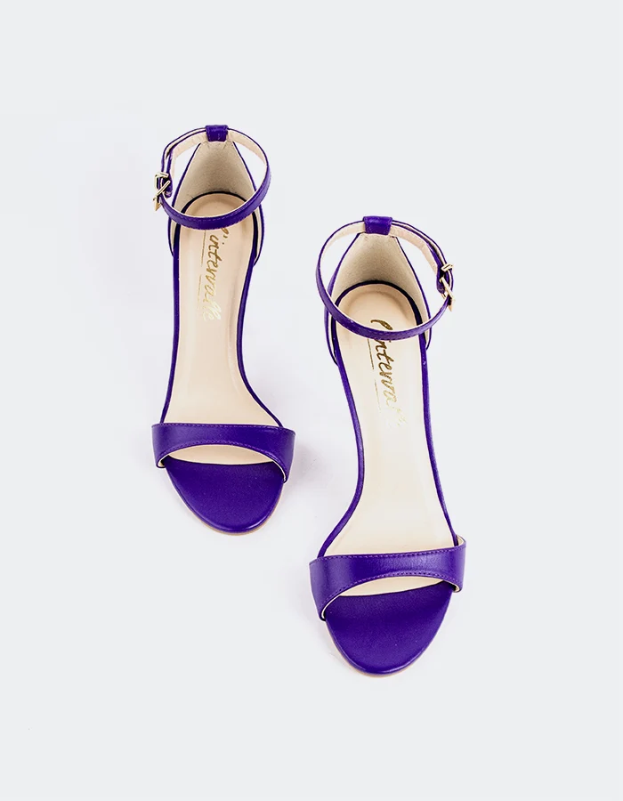 Amarah Purple Leather
