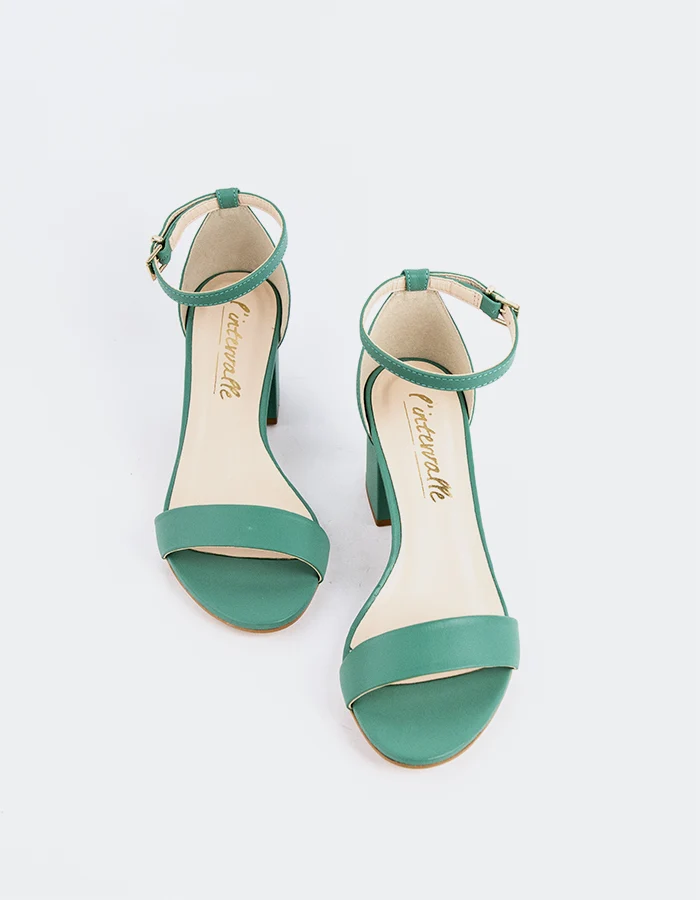 Karissa Dark Green Leather