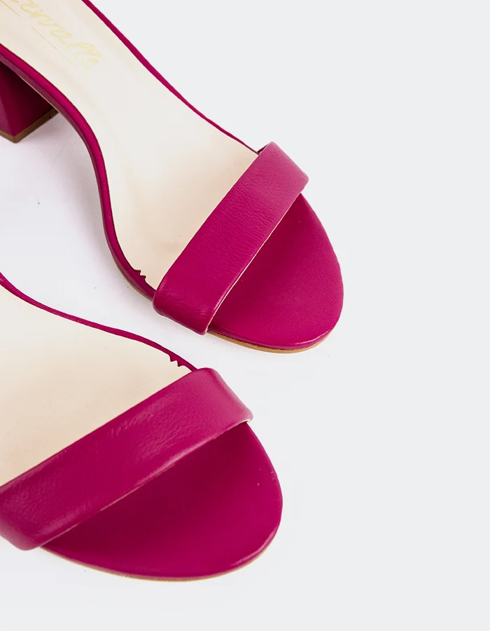 Karissa Fuchsia Leather