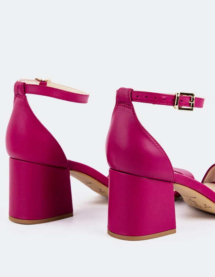 Karissa Fuchsia Leather