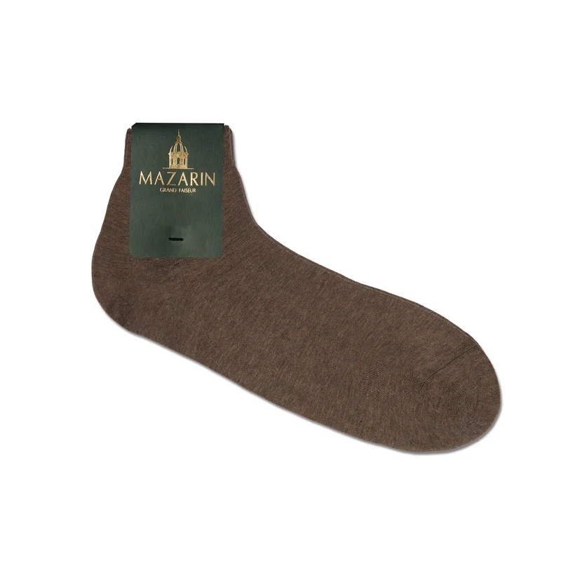Socquettes | Taupe - Coton Supersoft - Cheville