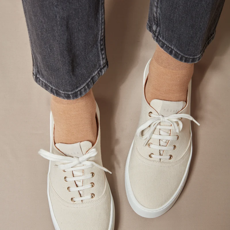 Socquettes | Camel - Coton Supersoft - Cheville