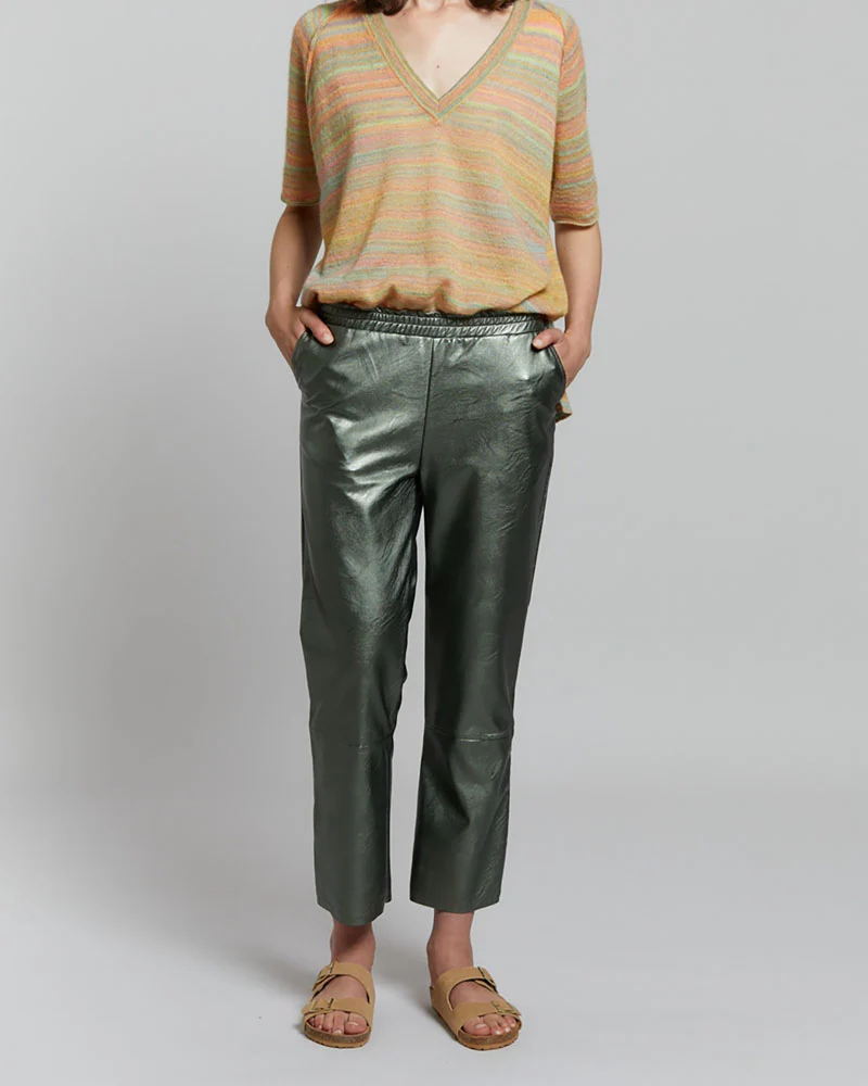 Pantalon cuir vegan maevy concept