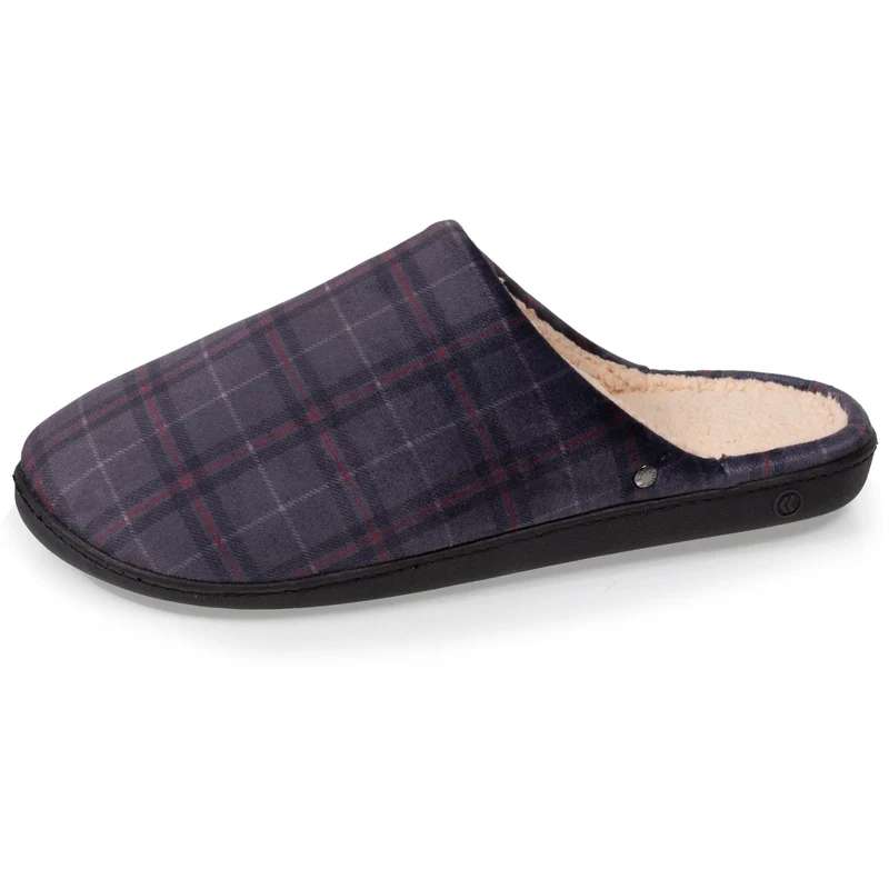 Chaussons mules ergo Homme Tartan