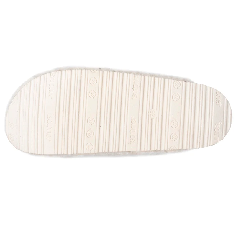 Chaussons mules Femme Sherpa Ivoire