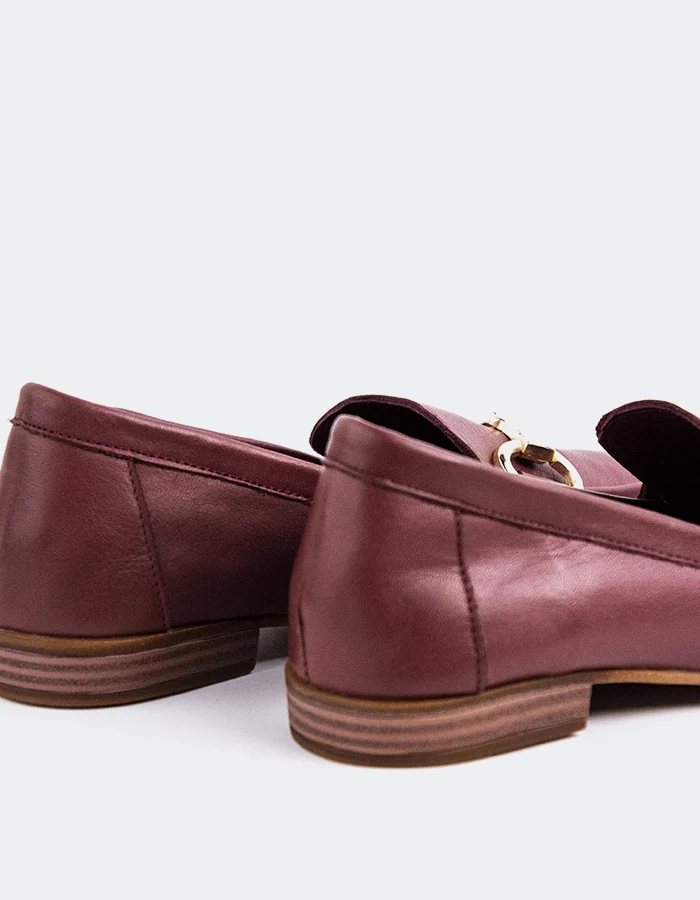 Inaya Burgundy Leather