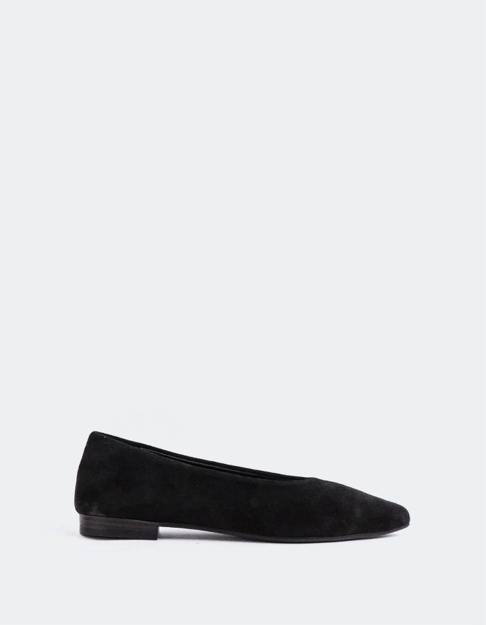 Thena Black Suede