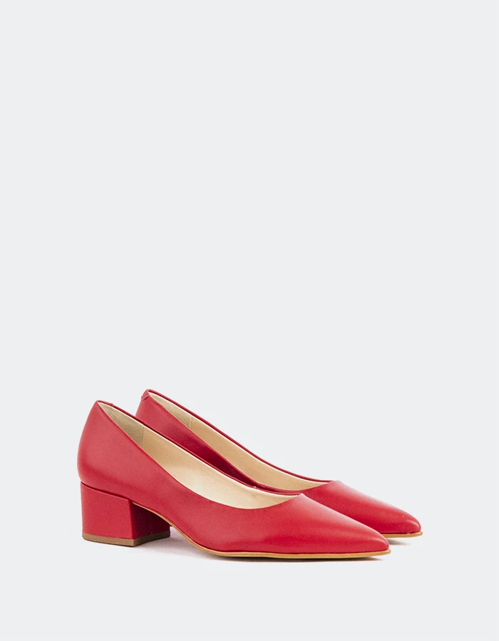 Sophie Red Leather