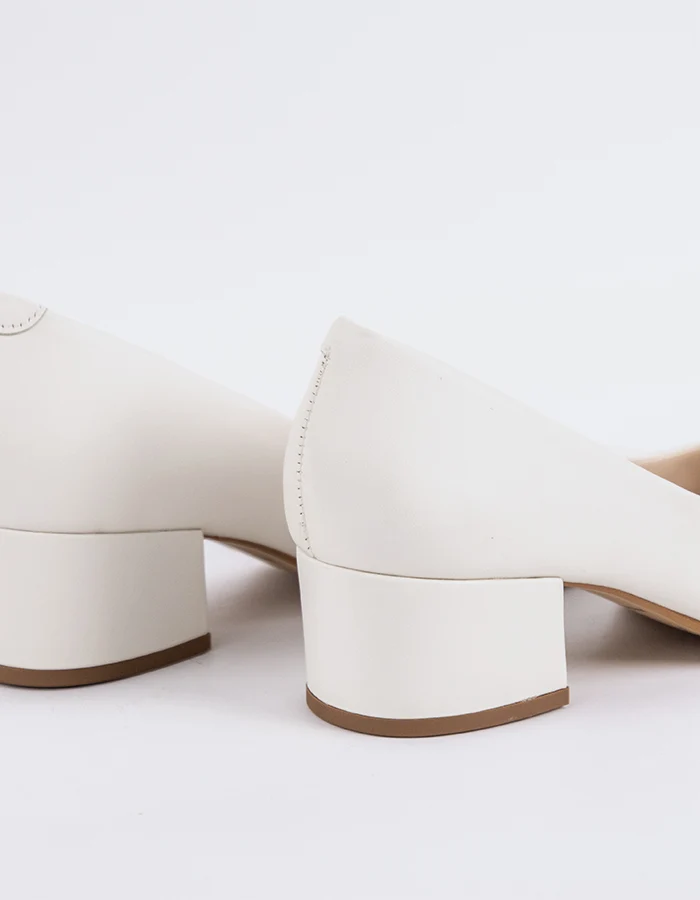 Sophie Off White Leather