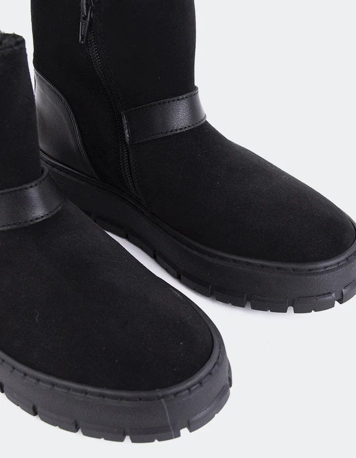 Plorin Black Suede