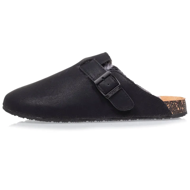 Sabots fourrés Femme Noir
