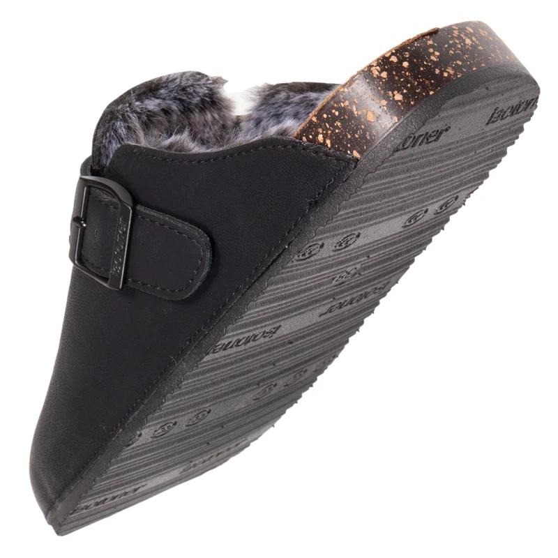 Sabots fourrés Femme Noir