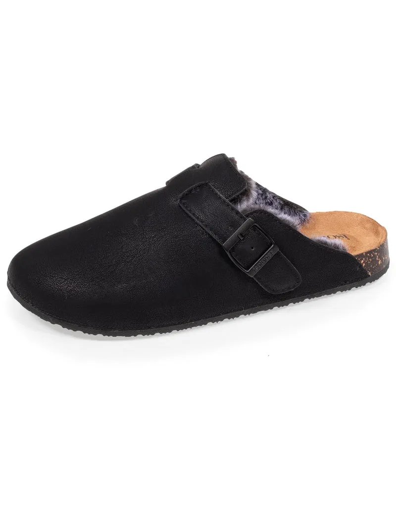 Sabots fourrés Femme Noir