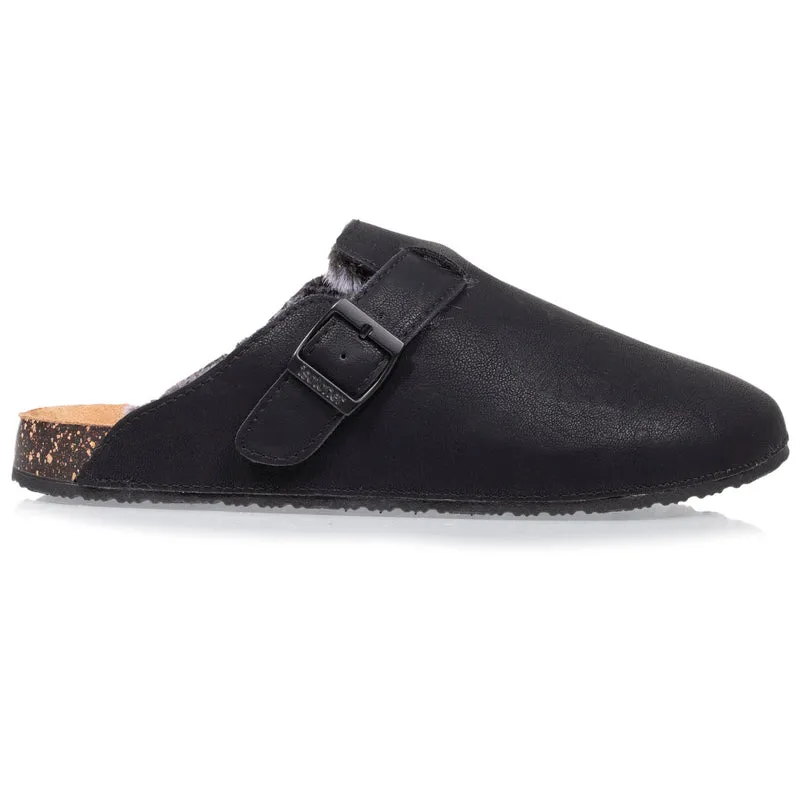 Sabots fourrés Femme Noir