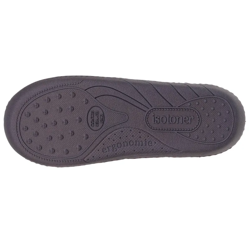 Chaussons mules Junior velours Arc-en-ciel