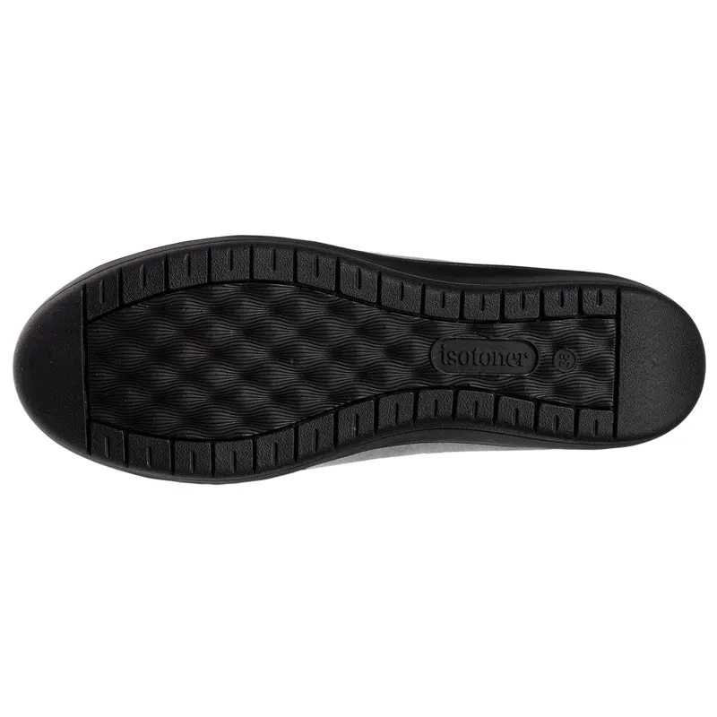 Chaussons slippers talon Femme Gris chat