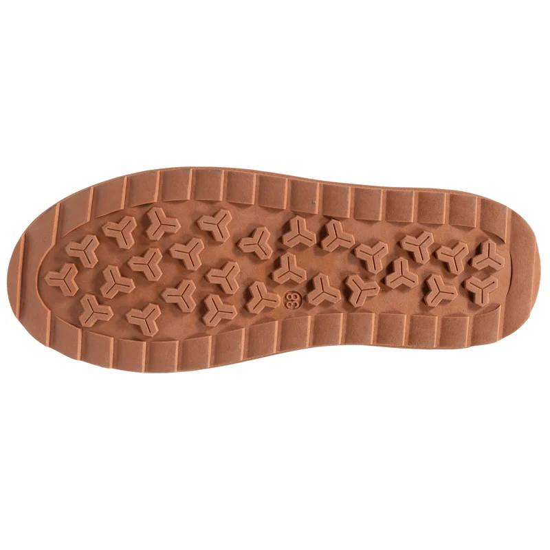Bottines haute Femme imitation fourrure Camel
