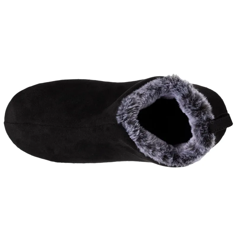 Chaussons bottillons bas Femme Noir