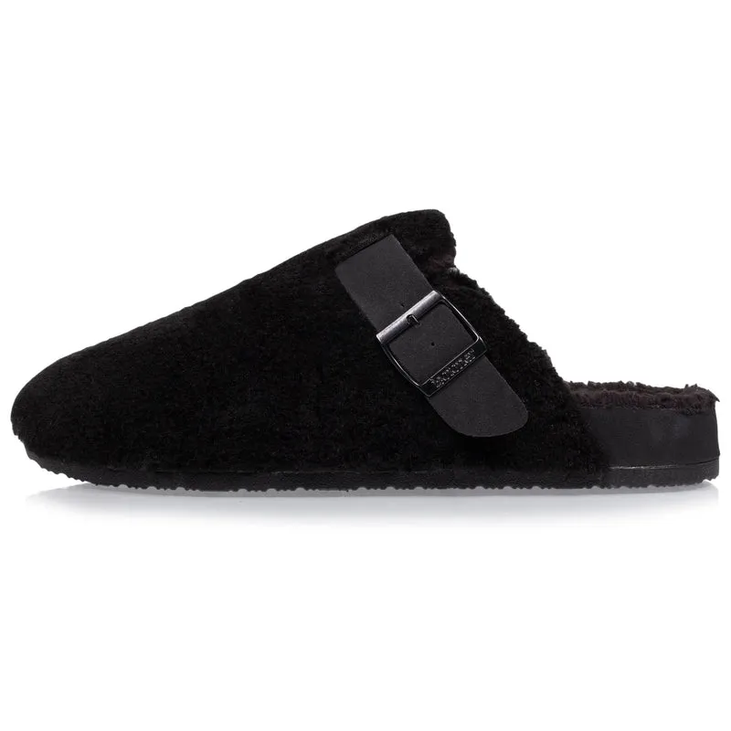 Chaussons mules sabot Homme Noir