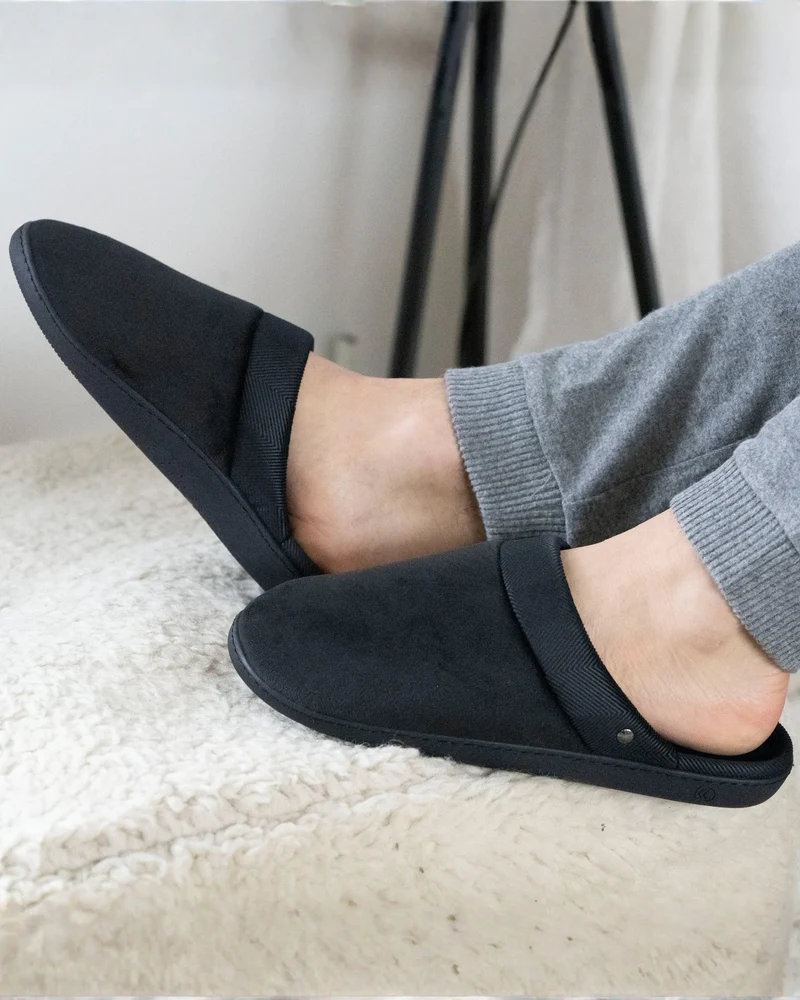 Chaussons mules ergo Homme Noir