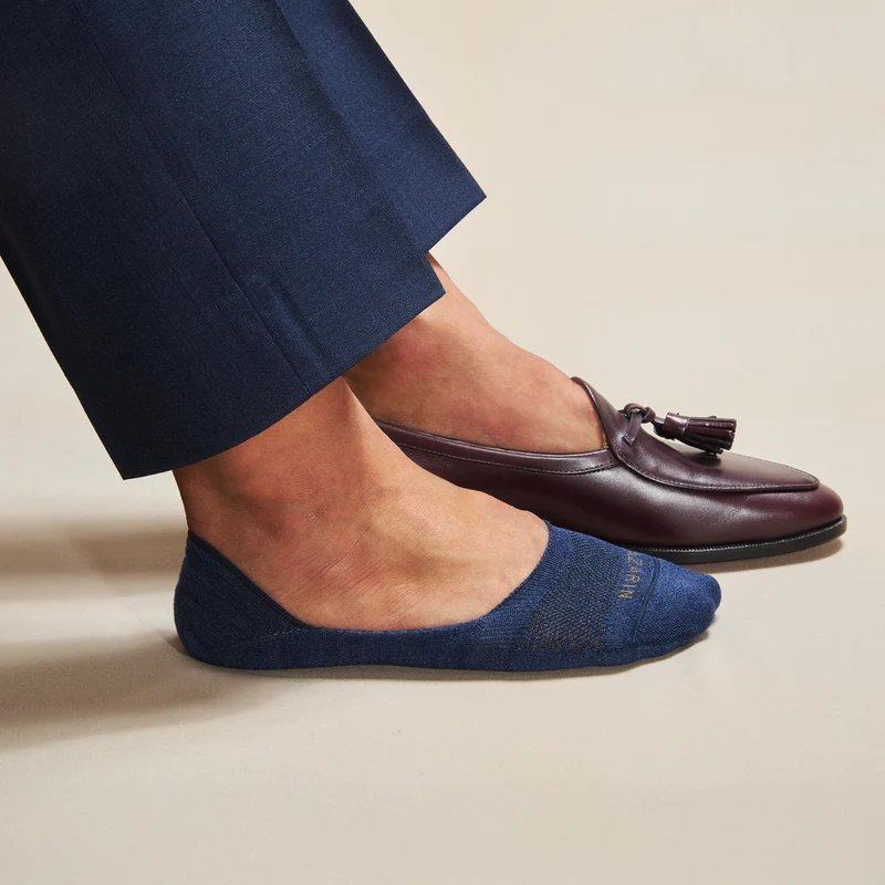 Chaussettes invisibles | Bleu nuit - Mocassin