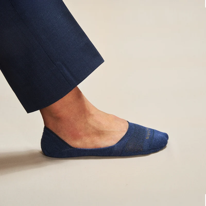 Chaussettes invisibles | Bleu nuit - Mocassin