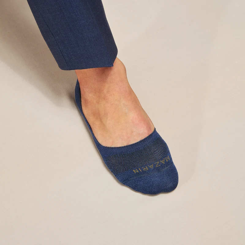 Chaussettes invisibles | Bleu nuit - Mocassin