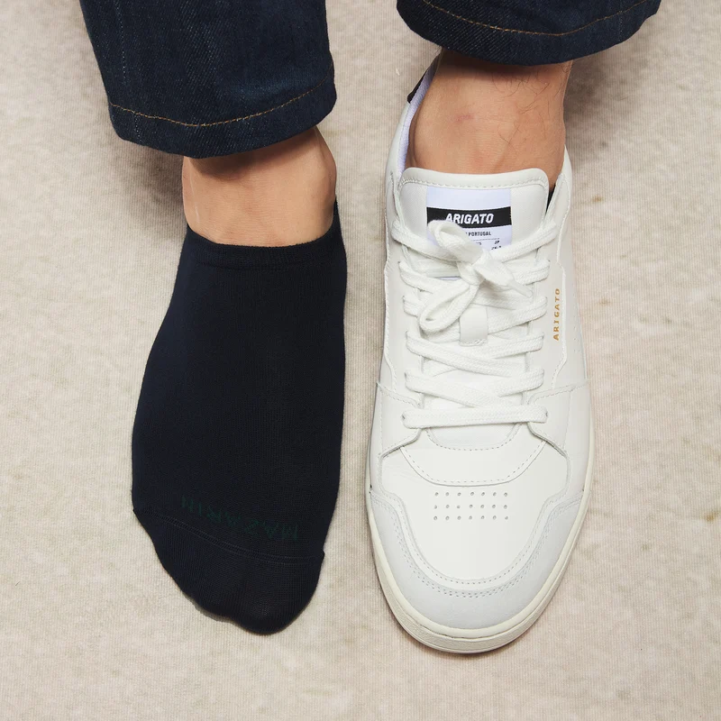 Chaussettes invisibles | Bleu marine - Basket