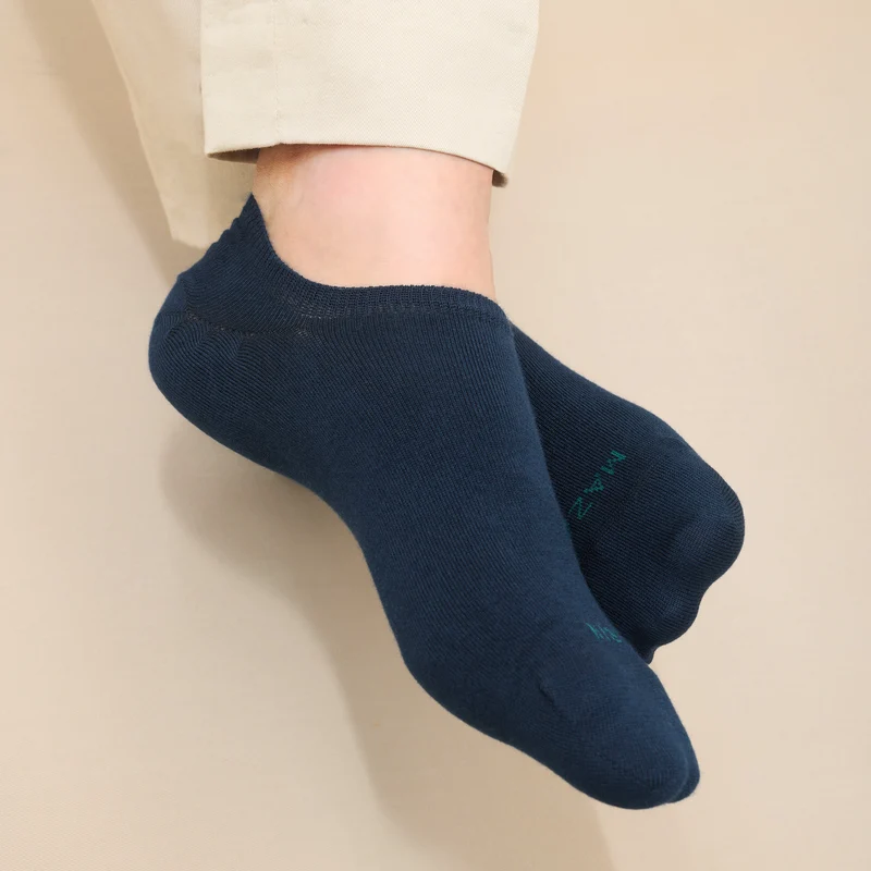 Chaussettes invisibles | Bleu marine - Basket