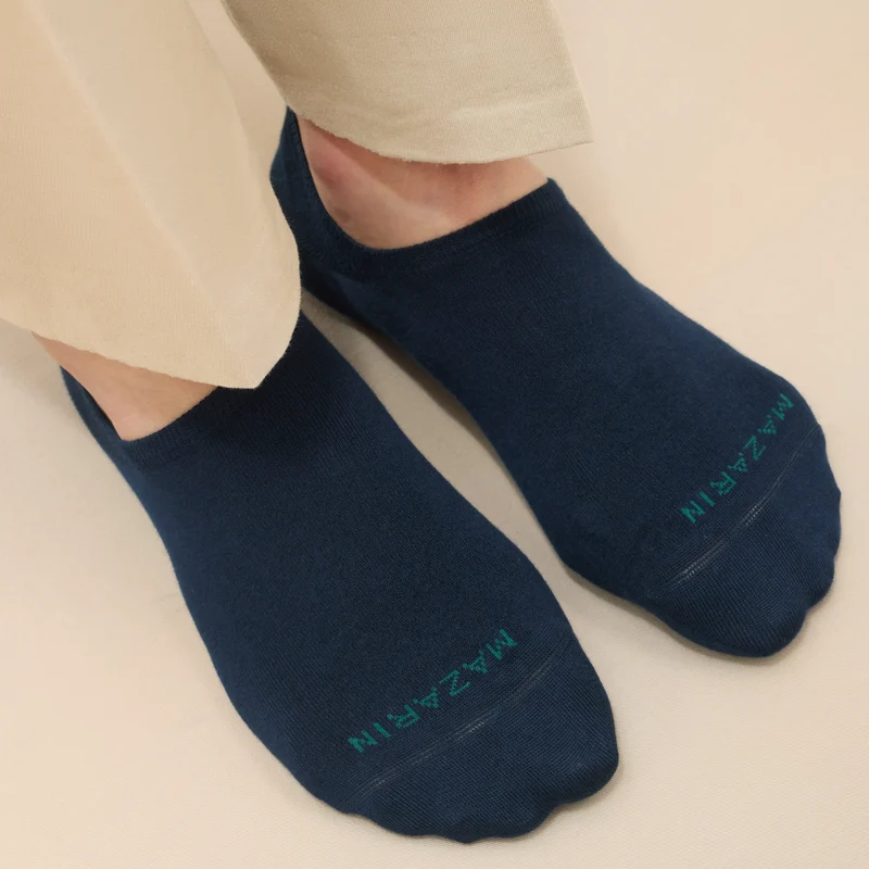 Chaussettes invisibles | Bleu marine - Basket