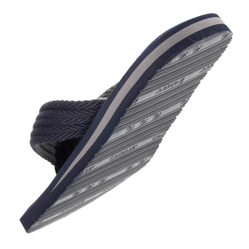 Tongs Homme tige corde Marine