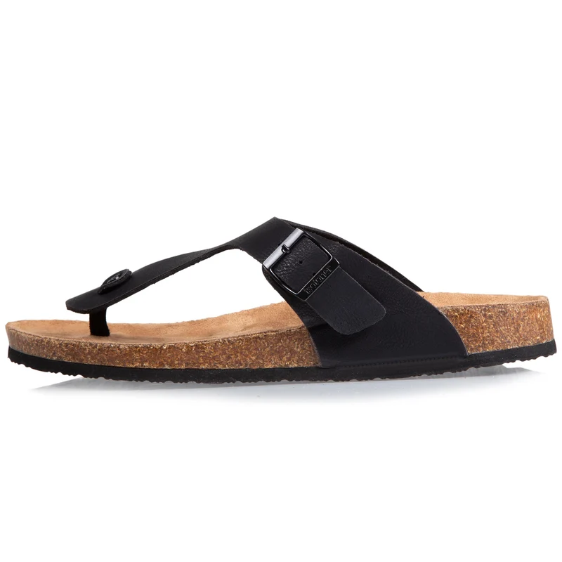 Mules sandales Homme Bride Noir