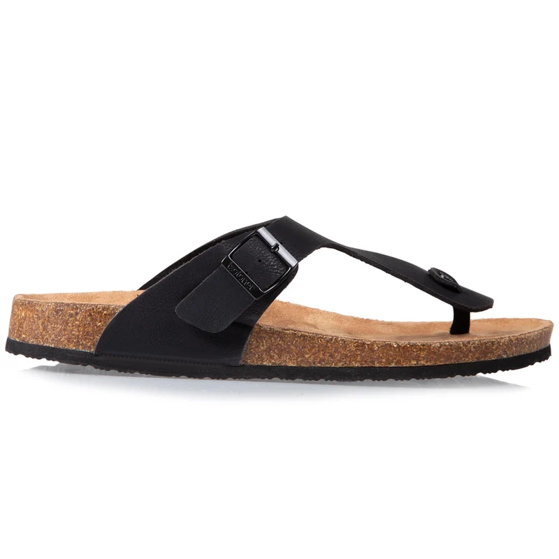 Mules sandales Homme Bride Noir