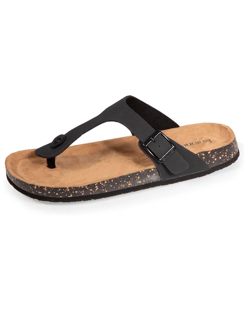 Mules tongs Femme Bride Noir