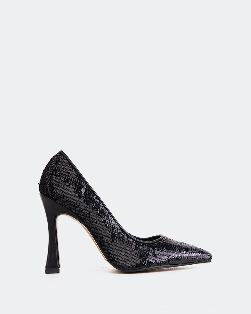 Norah Black Sequins
