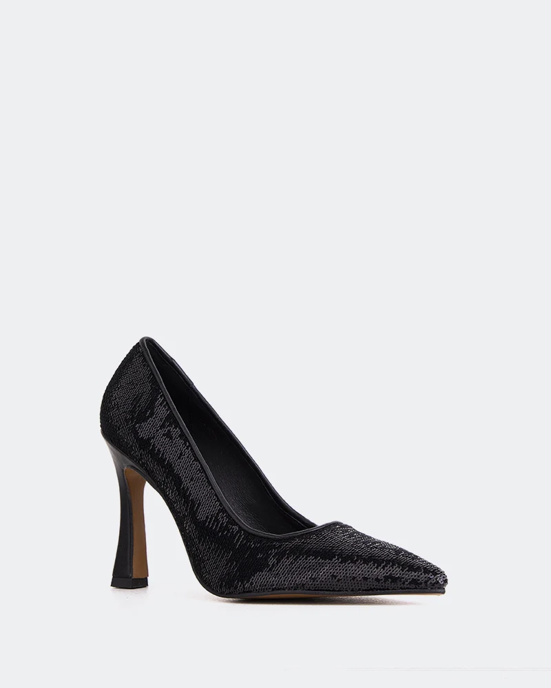 Norah Black Sequins