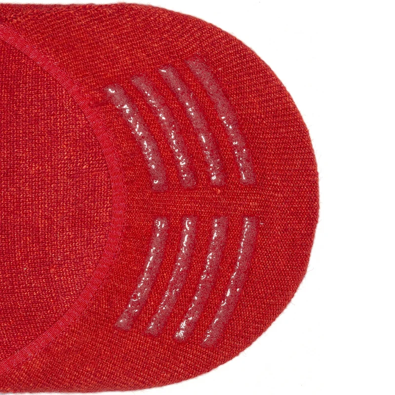 Chaussettes invisibles | Rouge - Mocassin